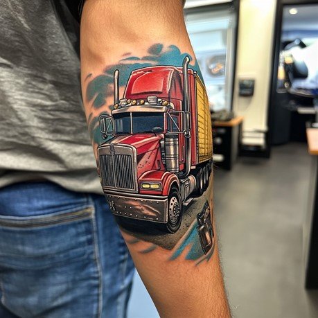 18 to Life Trucker Tattoo