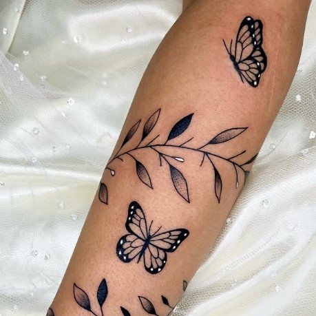 Butterfly Tattoo on Arm