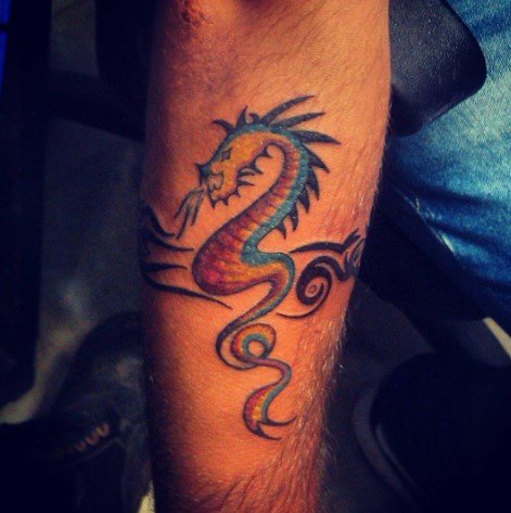 Dragon Tattoo on Arm