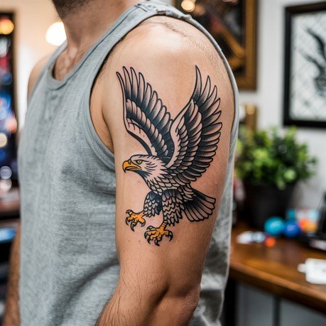 Eagle Arm Tattoo