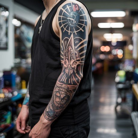 Full Arm Tattoo