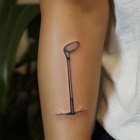 Golf Club Tattoo