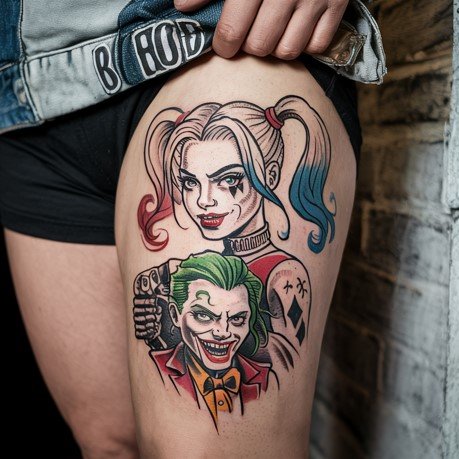 Harley Quinn Joker Tattoo