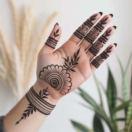 Henna Hand Tattoo