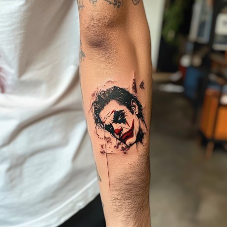 Joaquin Phoenix Joker Tattoo