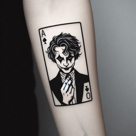 Joker Card Tattoo