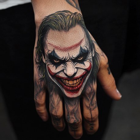 Joker Smile Tattoo