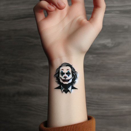Joker Tattoo on Wrist