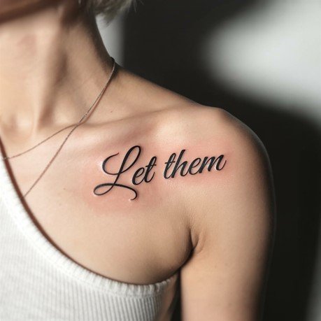 Let Them Shoulder Tattoo