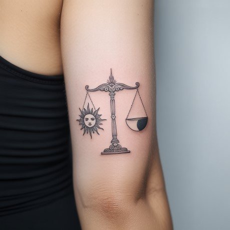 Libra Balance Tattoo