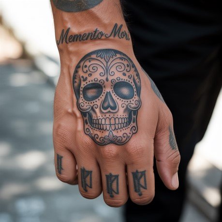 Skull Hand Tattoo