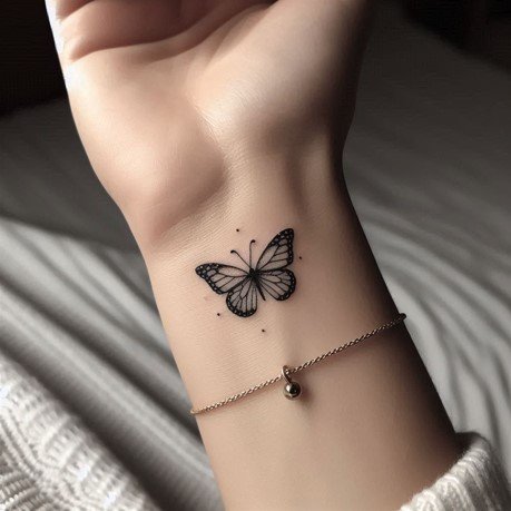 Small Butterfly Tattoo