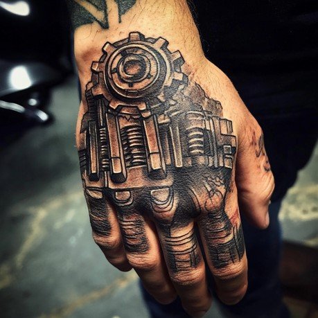 Trucker Hand Tattoo