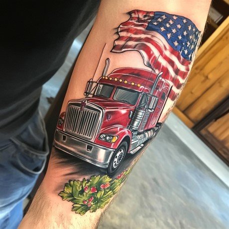 Trucker tattoo ideas