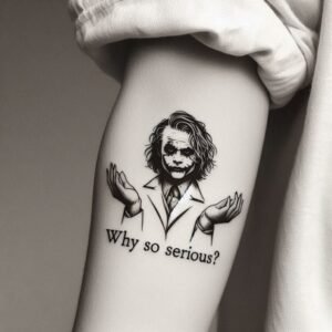 40 Unique Joker Tattoo Ideas with Meanings & Placement Tips