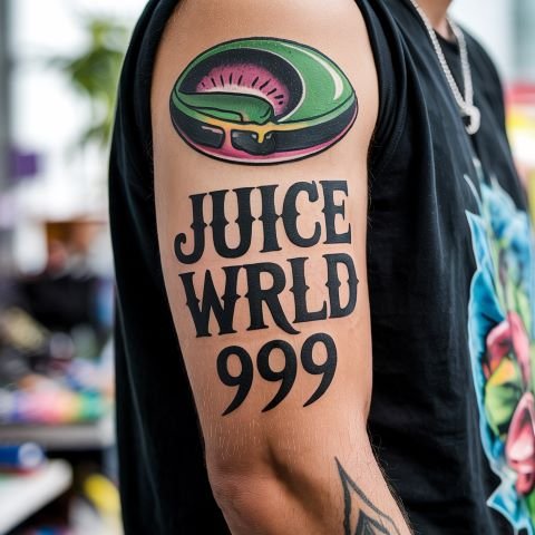 Juice WRLD 999 Tattoo