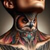 39 Eye-Catching Throat Tattoos for Men in 2025