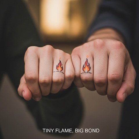 fire fingers – tiny flame, big bond